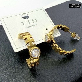 Сережки Xuping14К 10754 ( 2.3см.)